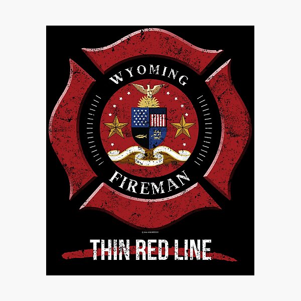Item preview, Wyoming Firefighter Shirt Volunteer Firefighter Shirt designed and sold by shoppzee.