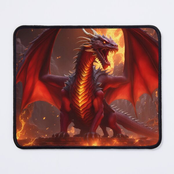 Item preview, Red Dragon in Fire designed and sold by MacoQ.