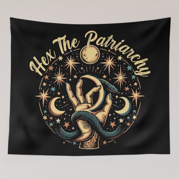 Item preview, Hex The Patriarchy- Feminist Witch designed and sold by NawalMagdy.