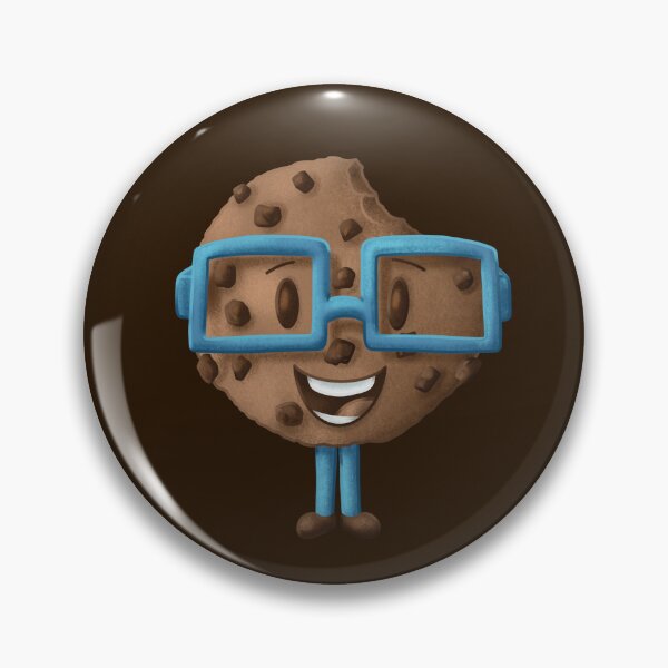 Item preview, Smart Cookie with Blue Glasses designed and sold by MakerOfPaper.
