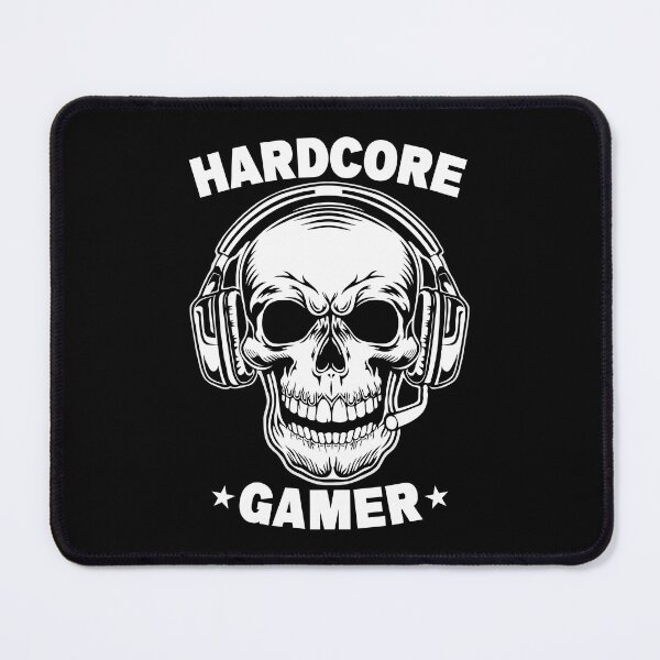Item preview, Hardcore Gamer, Video Games, Skull, Gamer Cool designed and sold by Porcupine Tees ⭐⭐⭐⭐⭐.