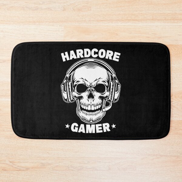 Item preview, Hardcore Gamer, Video Games, Skull, Gamer Cool designed and sold by Porcupine Tees ⭐⭐⭐⭐⭐.