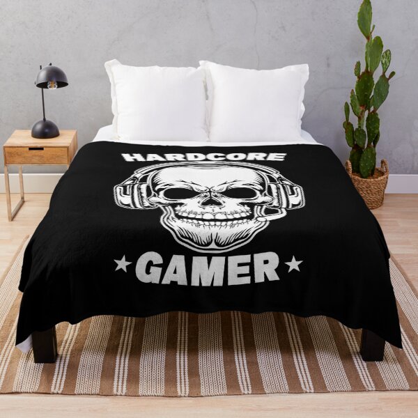 Item preview, Hardcore Gamer, Video Games, Skull, Gamer Cool designed and sold by Porcupine Tees ⭐⭐⭐⭐⭐.