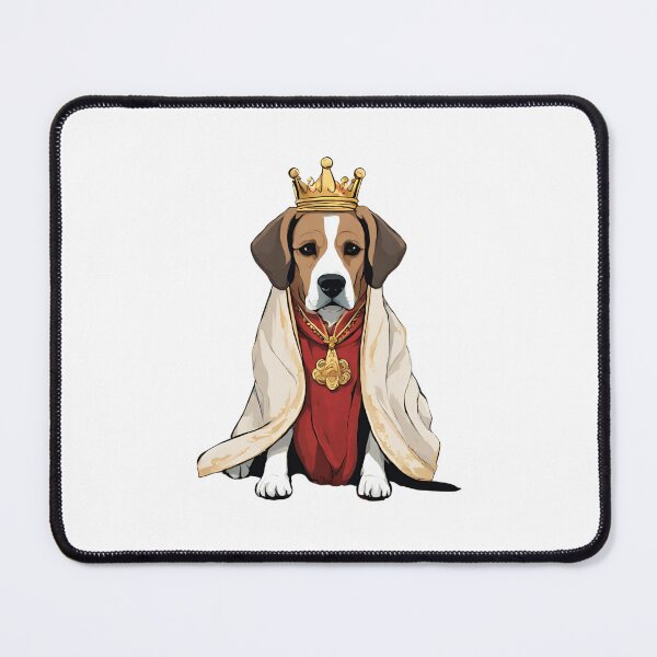 Item preview, Royal King Dog Wearing Regal Crown designed and sold by Majestic Paws.