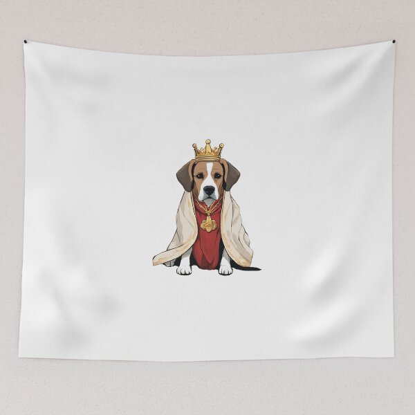 Item preview, Royal King Dog Wearing Regal Crown designed and sold by Majestic Paws.