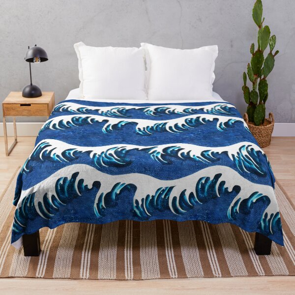 Item preview, Extra Large Great Wave Print - Seamless Pattern designed and sold by KokoroCreations.
