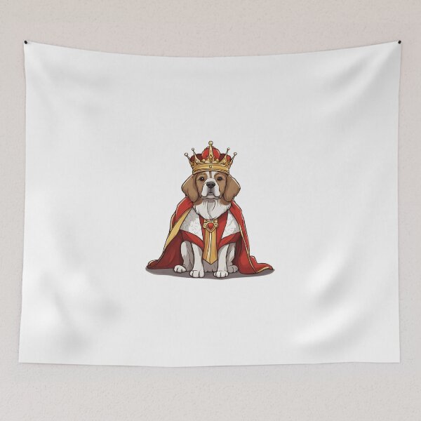 Item preview, Royal King Dog Wearing Regal Crown designed and sold by Majestic Paws.