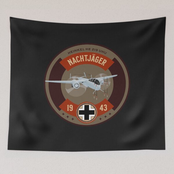 Item preview, WW2 Airplane HE-219 World War Two Night Fighter Pilot designed and sold by woormle.