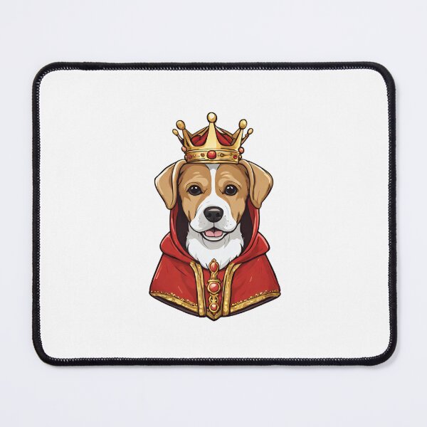 Item preview, Royal King Dog Wearing Regal Crown designed and sold by Majestic Paws.