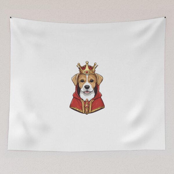 Item preview, Royal King Dog Wearing Regal Crown designed and sold by Majestic Paws.