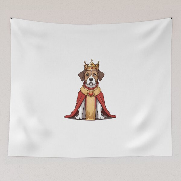 Item preview, Royal King Dog Wearing Regal Crown designed and sold by Majestic Paws.