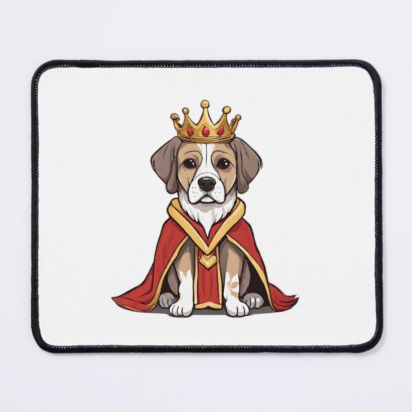 Item preview, Royal King Dog Wearing Regal Crown designed and sold by Majestic Paws.