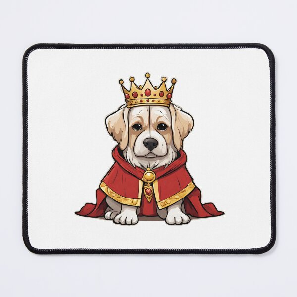 Item preview, Royal King Dog Wearing Regal Crown designed and sold by Majestic Paws.