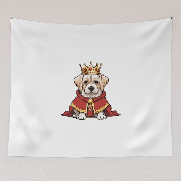 Item preview, Royal King Dog Wearing Regal Crown designed and sold by Majestic Paws.