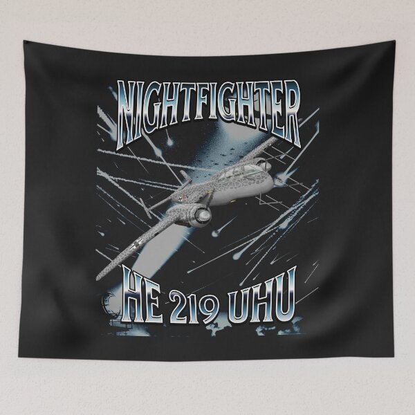 Item preview,  WW2 Airplane HE-219 World War Two Night Fighter Pilot designed and sold by woormle.