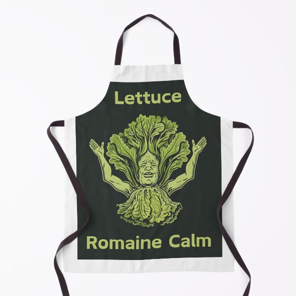 Item preview, Lettuce Romaine Calm, Pun, Funny, Humor, Food Pun, Gift, Tshirt, Sticker, Print, art print, illustration designed and sold by pmakesArt.