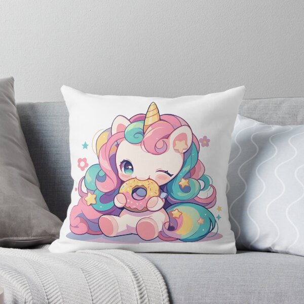 Item preview, Unicorn Doughnut Cartoon Cute  designed and sold by Bwittaya.