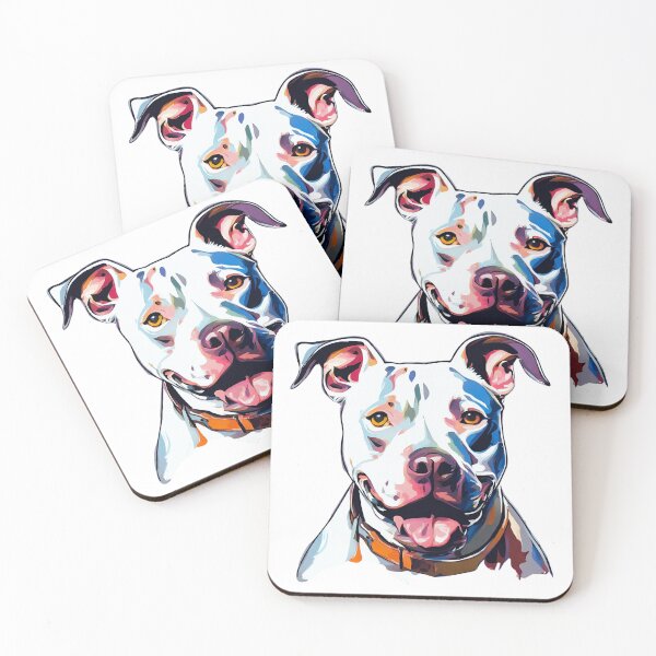 Item preview, Expressionist Portrait of Pit Bull Terrier designed and sold by Fredster1966.