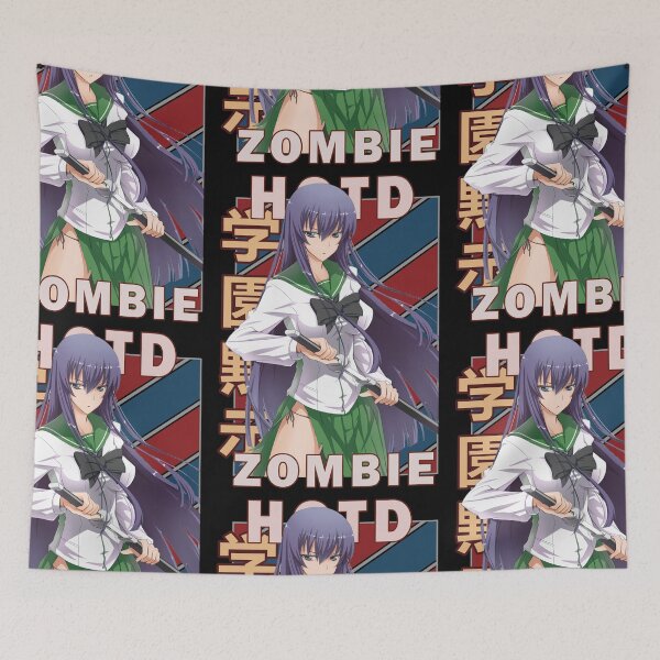 Item preview, Saeko Busujima HOTD Vintage Stripe Design designed and sold by Wafusaurus.