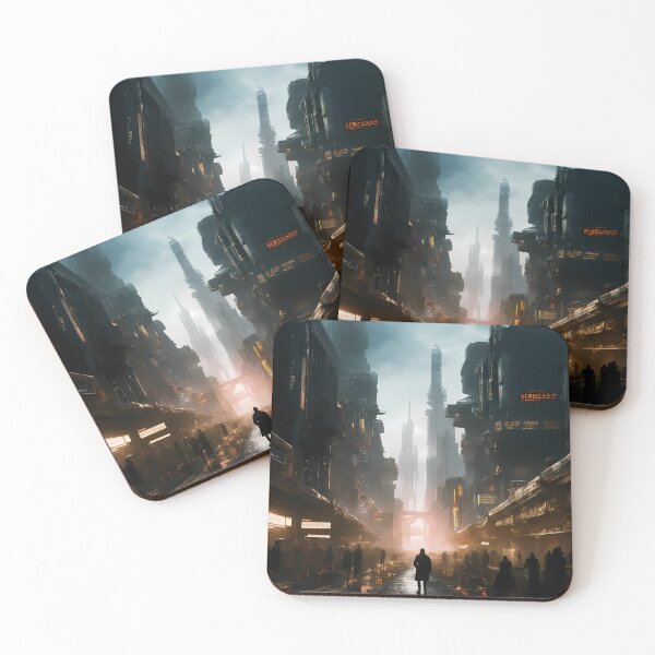 Item preview, Solitude in Neon: Blade Runner 2049 Streets designed and sold by somethingcreative.