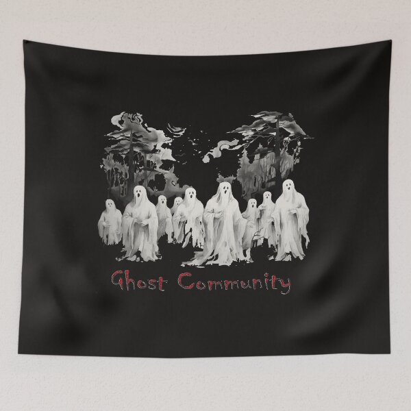 Item preview, Ghost Community is writing  designed and sold by AmazingAbha.