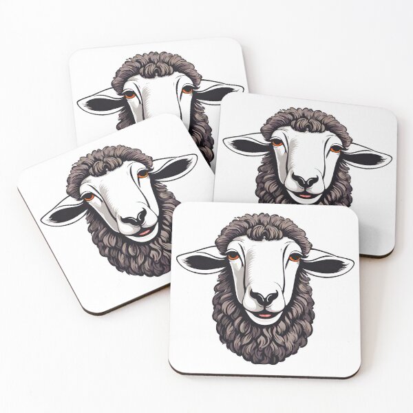 Item preview, Funny Sheep Face 3 designed and sold by Tom-Johnson.