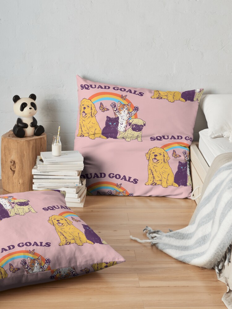 Alternate view of Squad Goals Floor Pillow