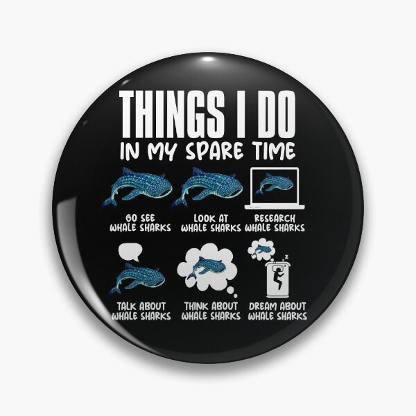 Item preview, Things I Do In My Spare Time Funny Whale Shark Gear designed and sold by DynamicDesign.