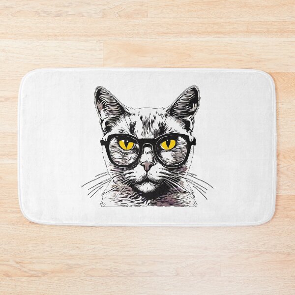 Item preview, Cat in Stylish Glasses 3 designed and sold by Tom-Johnson.