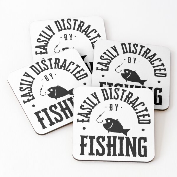 Item preview, Easily Distracted by Fishing designed and sold by bububabuinc.