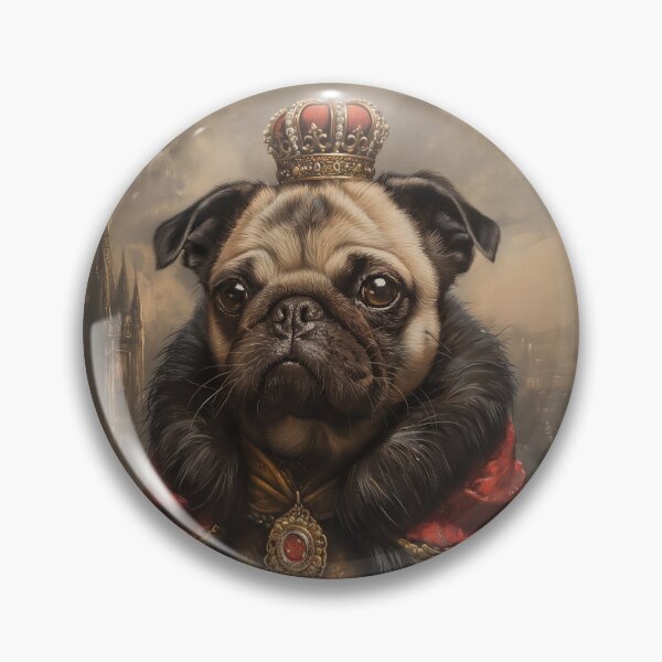 Item preview, Fawn Pug Noble designed and sold by drwollywog.