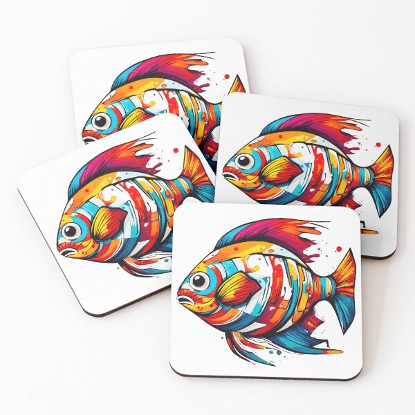 Item preview, Colorful Fish Graffiti Splash 2 designed and sold by Tom-Johnson.