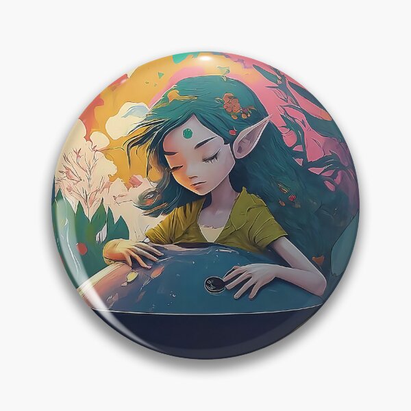 Item preview, Whimsical Handpan Elf designed and sold by TheJoyTribe.