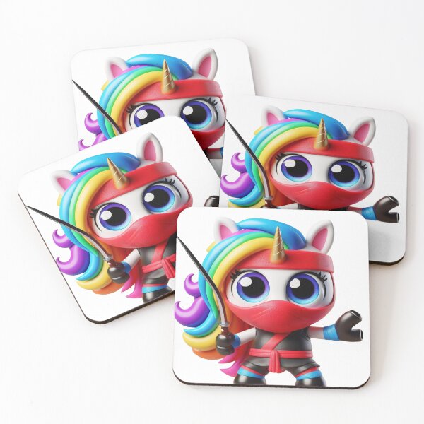 Item preview, Gorgeous Unicorn Ninja designed and sold by FriendlyUnicorn.