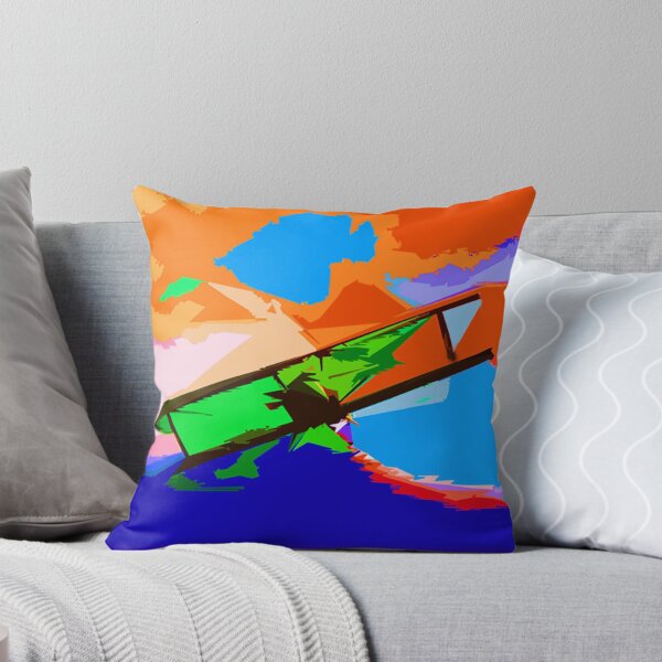 Item preview, Colorful Abstract Biplane Airplane designed and sold by Carlo Varo.