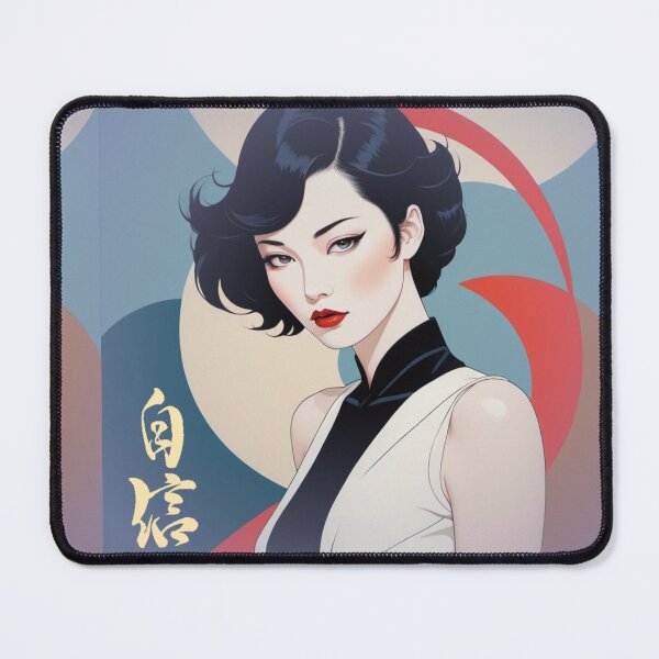 Item preview, Confident Elegance: Asian Woman Portrait designed and sold by Sanctum Icons.