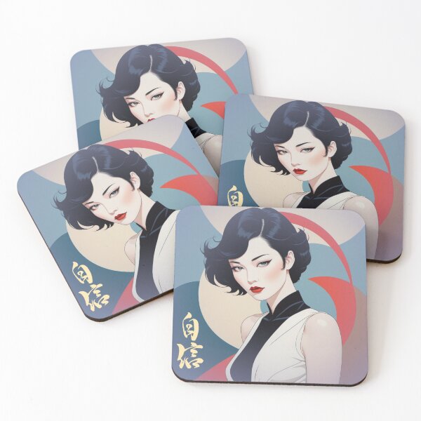 Item preview, Confident Elegance: Asian Woman Portrait designed and sold by Sanctum Icons.