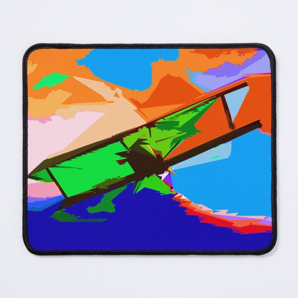 Item preview, Colorful Abstract Biplane Airplane designed and sold by Carlo Varo.