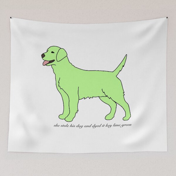 Item preview, Key Lime Green Dog designed and sold by eener88.