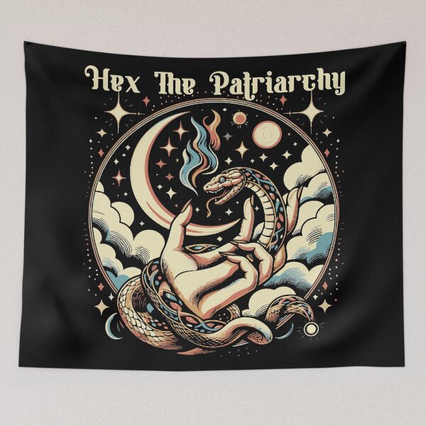 Item preview, Hex The Patriarchy- Feminist Witch designed and sold by NawalMagdy.