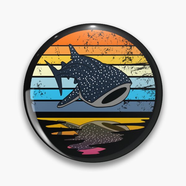 Item preview, Whale Shark Retro Sunset Save The Whale Sharks Gear designed and sold by DynamicDesign.