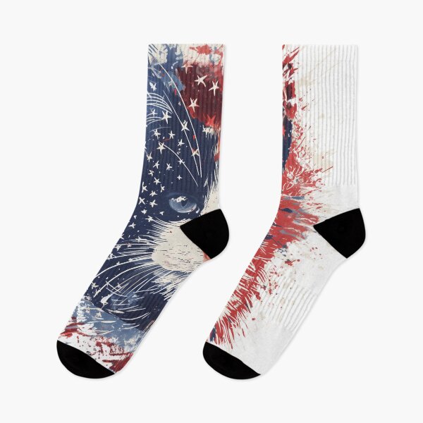 Item preview, American Pride Cat - Patriotic Feline Art designed and sold by Mephisto696.