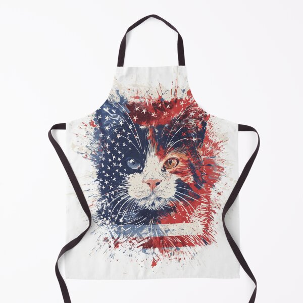 Item preview, American Pride Cat - Patriotic Feline Art designed and sold by Mephisto696.