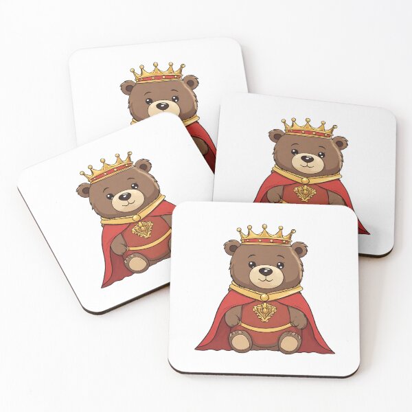 Item preview, Royal King Bear Wearing Regal Crown designed and sold by Majestic Paws.