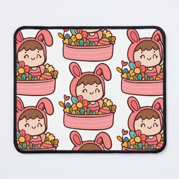 Item preview,  cute easter rabbit cute illustration  decorative hand drawn illustration designed and sold by Momixzaaa.