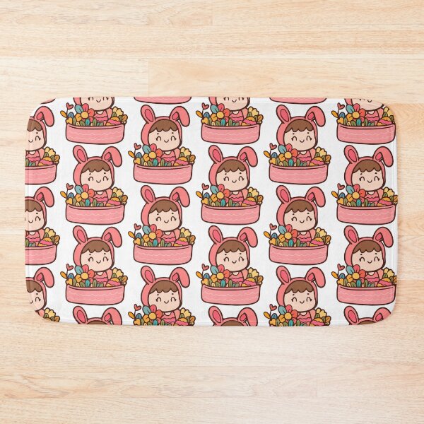 Item preview,  cute easter rabbit cute illustration  decorative hand drawn illustration designed and sold by Momixzaaa.