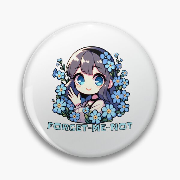 Item preview, Forget-Me-Not designed and sold by Funny Vintage Stickers And T-Shirts.