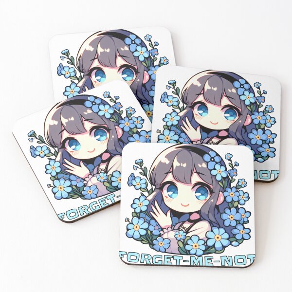 Item preview, Forget-Me-Not designed and sold by Funny Vintage Stickers And T-Shirts.