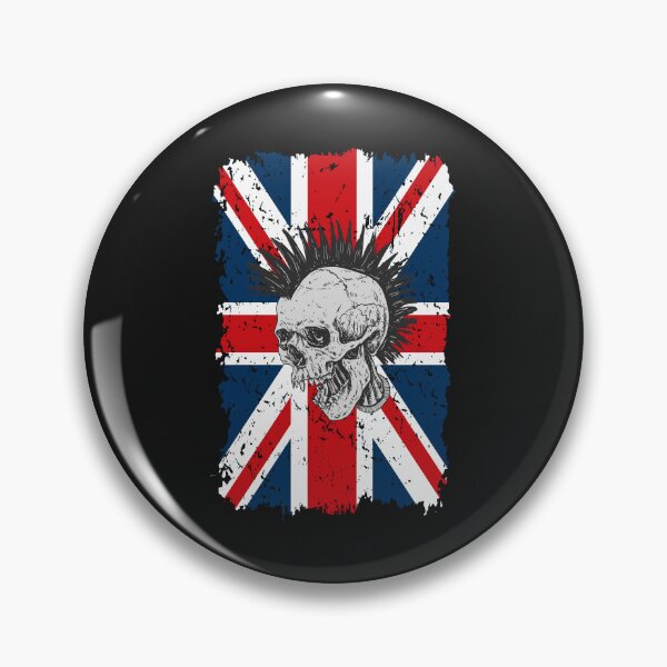 Item preview, UK Punk Skull British Flag Union Jack designed and sold by Rockstorr.