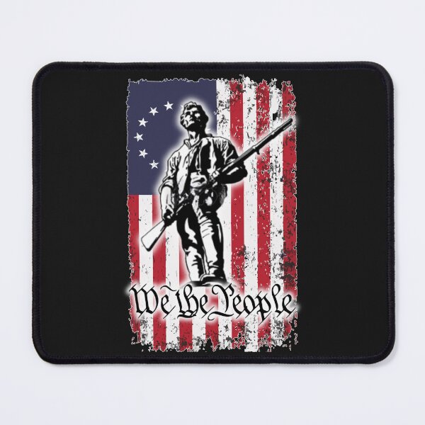 Item preview, Guardian of Liberty: Minute Man Soldier with 'We The People designed and sold by AmericaFreedom.